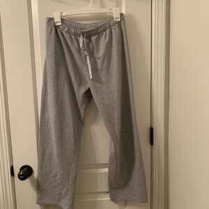 BOXERCRAFT Men's Gray Pajama Pants Drawstring Sleep Size Small